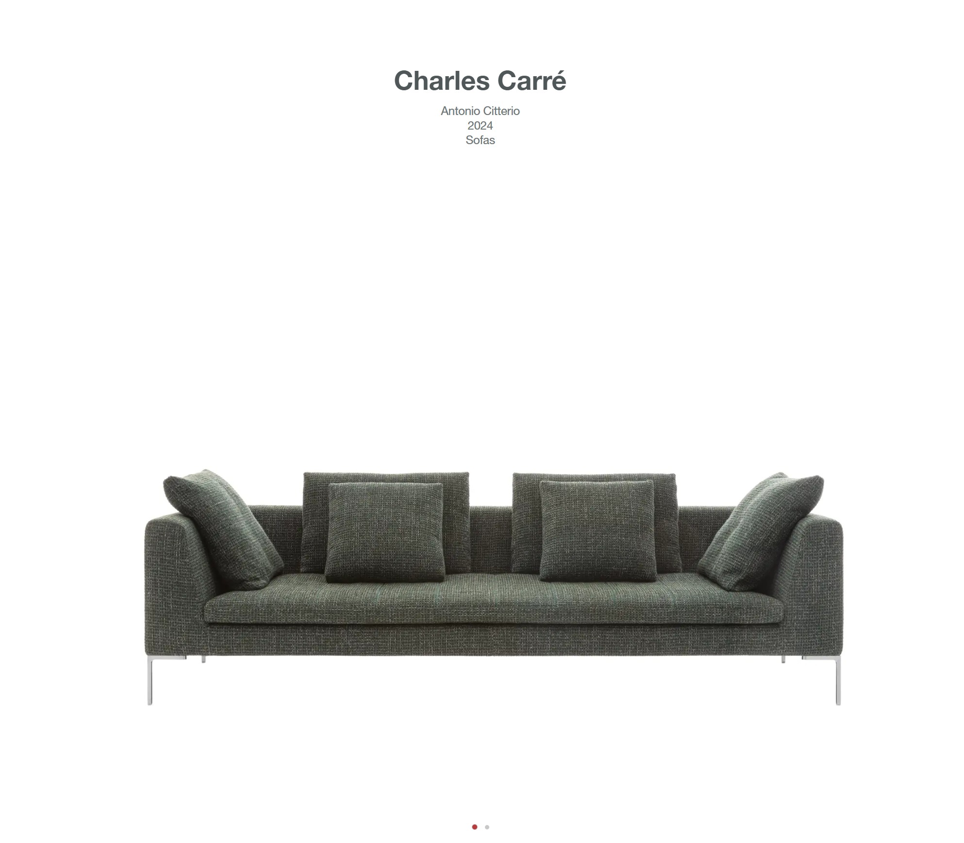 BeBItalia Charles Carre sofa CH228 WEBSITE