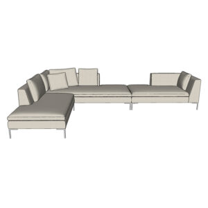 BeBItalia Charles L shape sofa 2