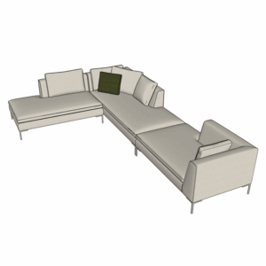 BeBItalia Charles L shape sofa 2