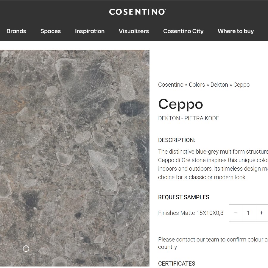 Dekton Ceppo Sketchup model