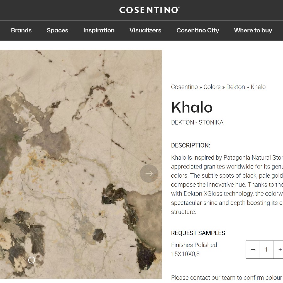 Dekton Khalo Sketchup 3D model