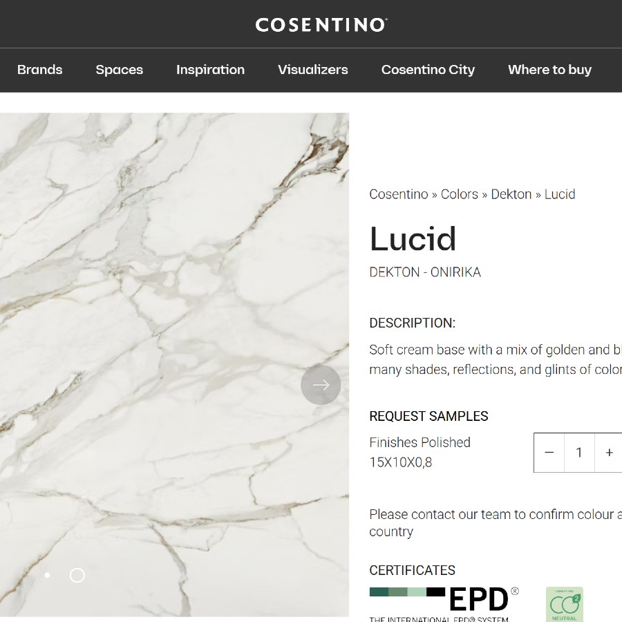 Dekton Lucid Sketchup 3D model