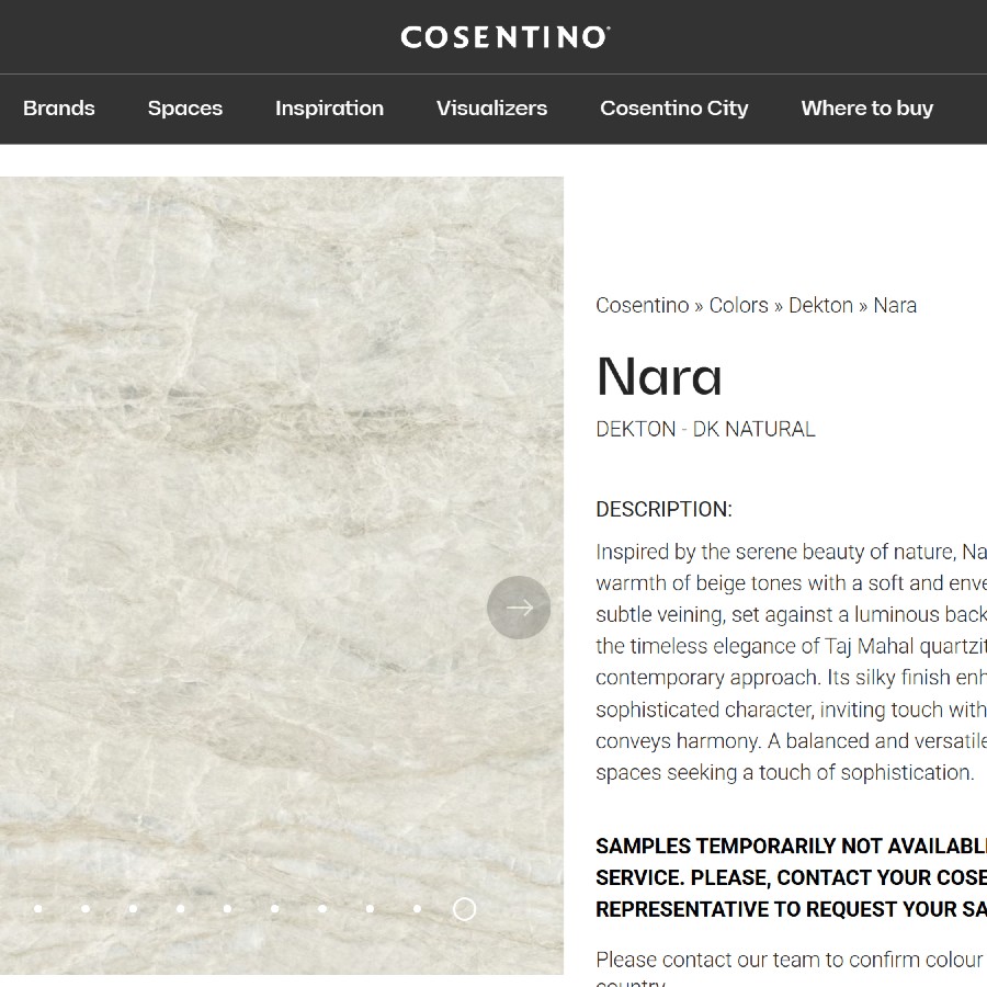 Dekton Nara Sketchup 3D model