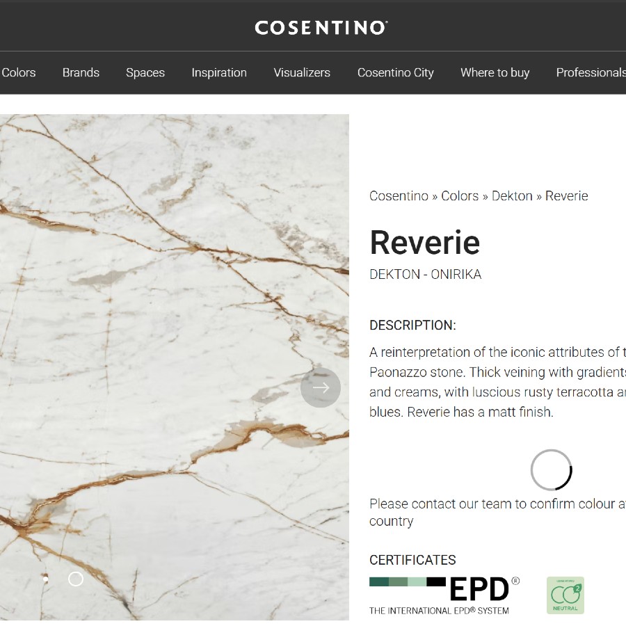 Dekton Reverie Sketchup 3D model