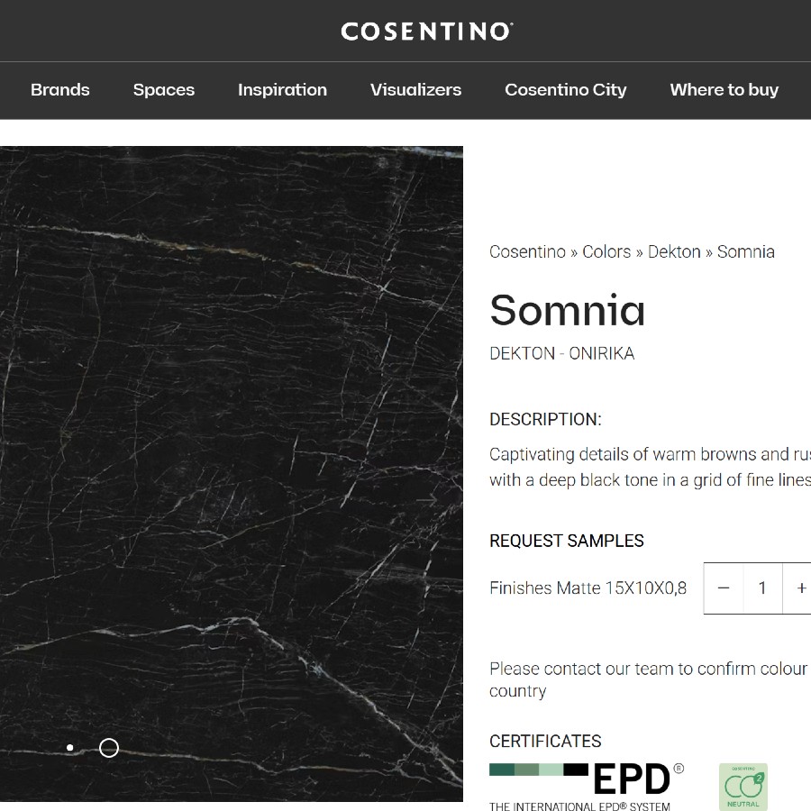 Dekton Somnia Sketchup 3D model