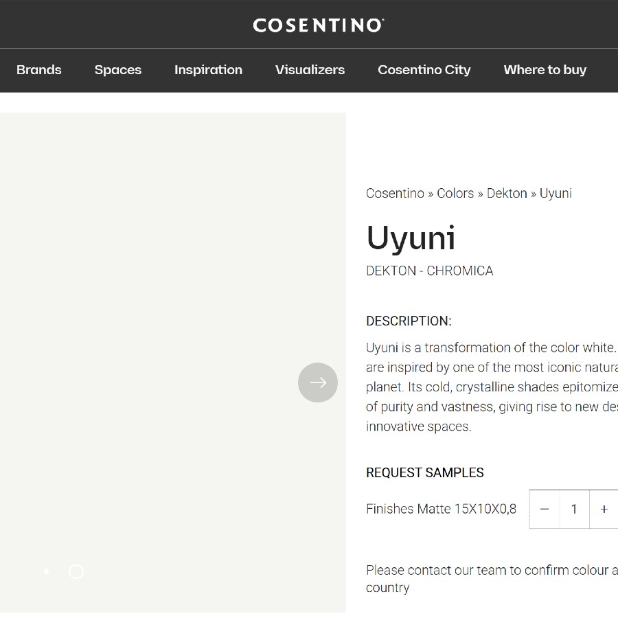 Dekton Uyuni Sketchup 3D model