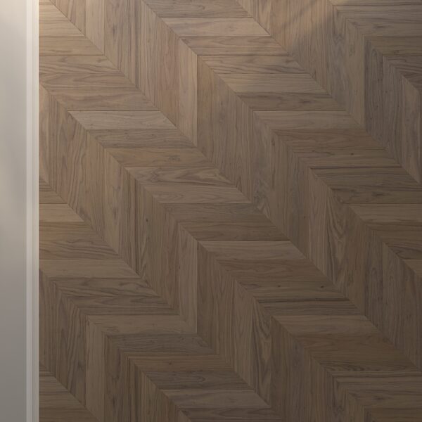 Ebony and Co American Walnut Chevron 12x60cm Faded Ultramatt Poly
