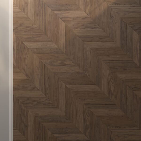 Ebony and Co American Walnut Chevron 12x60cm Pure Ultramatt