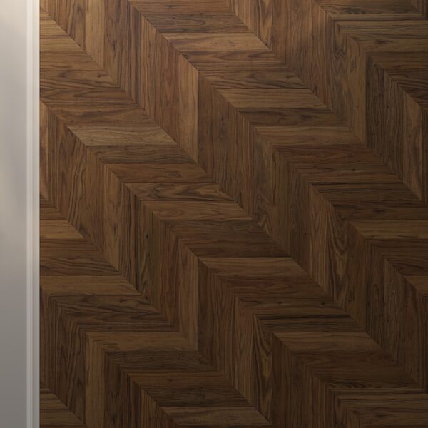Ebony and Co American Walnut Chevron 12x60cm TungOil