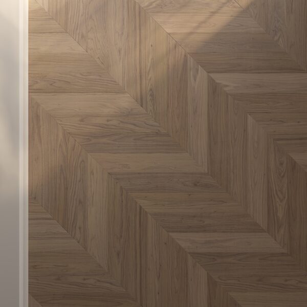 Ebony and Co American Walnut Chevron 18x90 Faded Ultramatt Poly