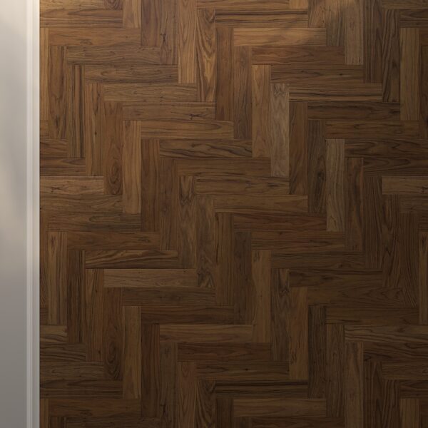 Ebony and Co American Walnut Herringbone 12x60cm Tung Oil
