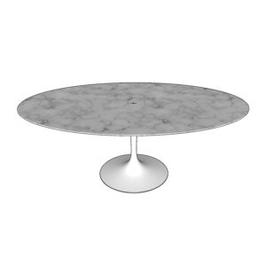 3D Sketchup model Knoll Saarinen table oval 1950x1200