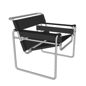3D Sketchup model Knoll Wassily chair Marcel Breuer