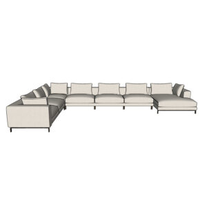 sketchup 3d model Linteloo Malibu L configuration 1