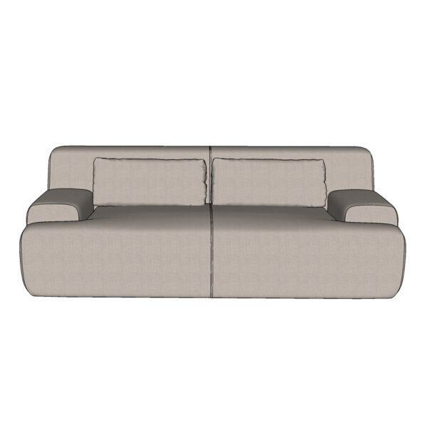 Sketchup 3D model Meridiani Norton sofa NRTDV200
