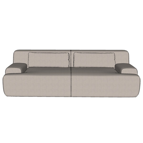 Sketchup 3D model Meridiani Norton sofa NRTDV230