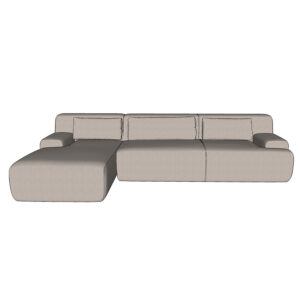 Sketchup 3D model Meridiani Norton sofa NRTPNS300