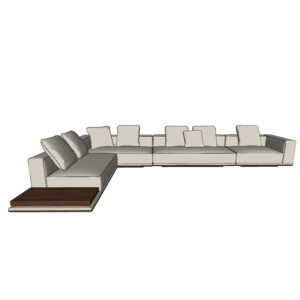 Sketchup 3D model Minotti Horizonte Corner 01
