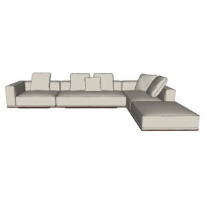 Sketchup 3D model Minotti Horizonte Corner 02