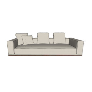 Sketchup 3D model Minotti Horizonte sofa 280cm