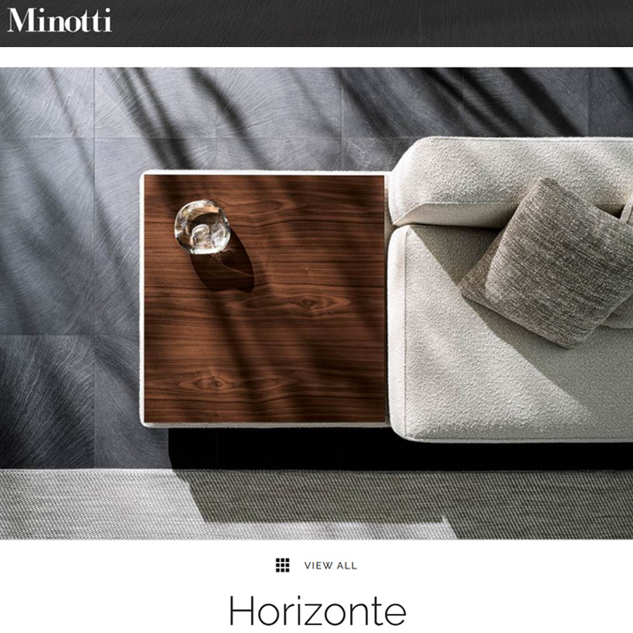 Sketchup 3D model Minotti Horizonte web