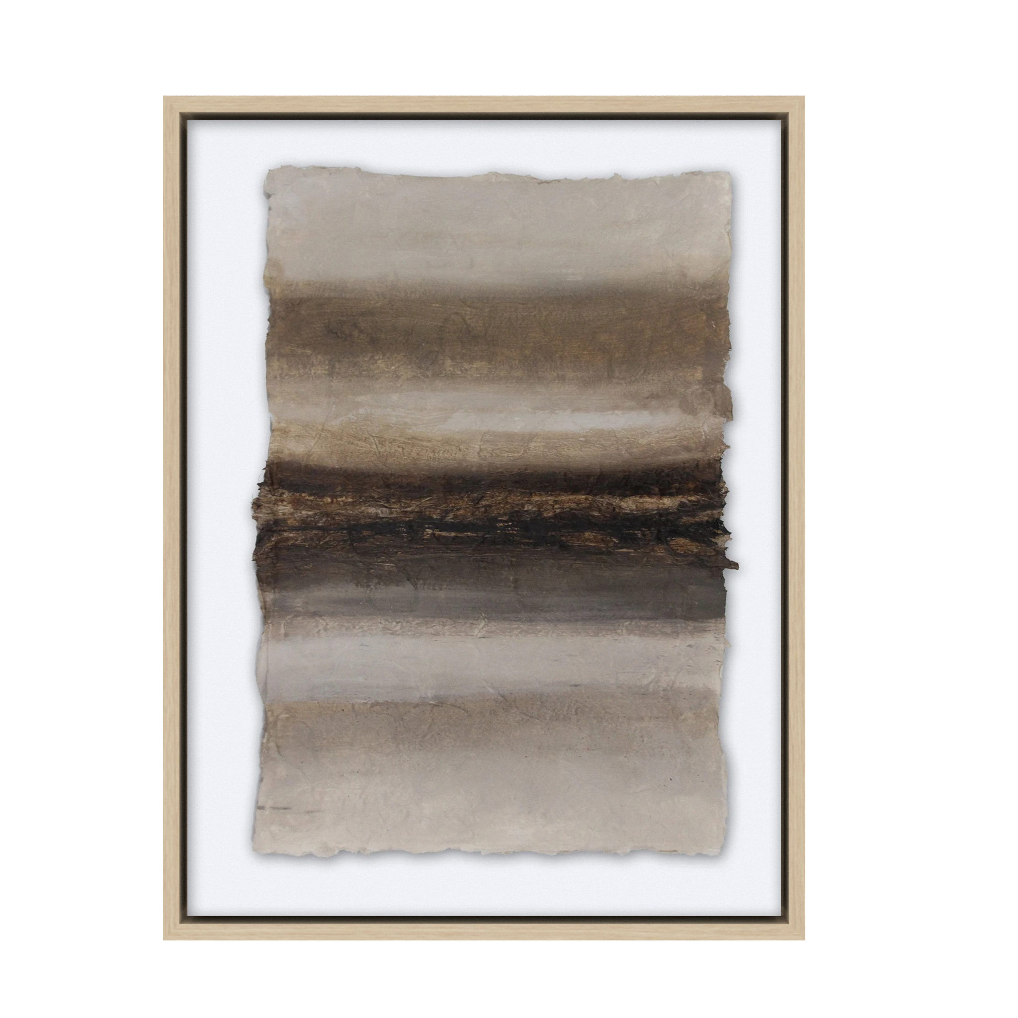 Arte De Papel Grande II (Brown and Grey)