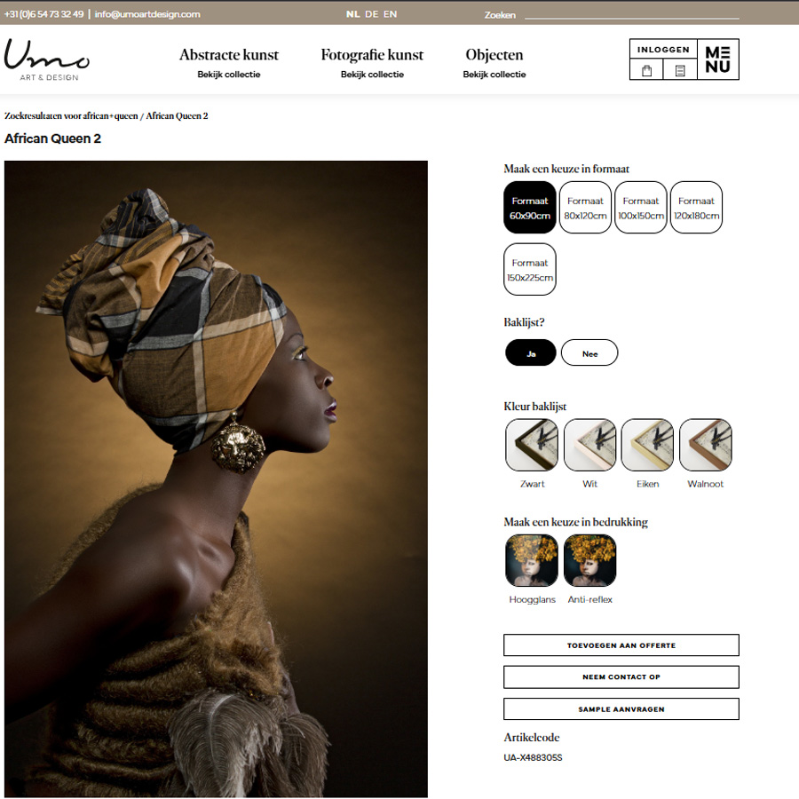 UMO art African Queen 2 tt