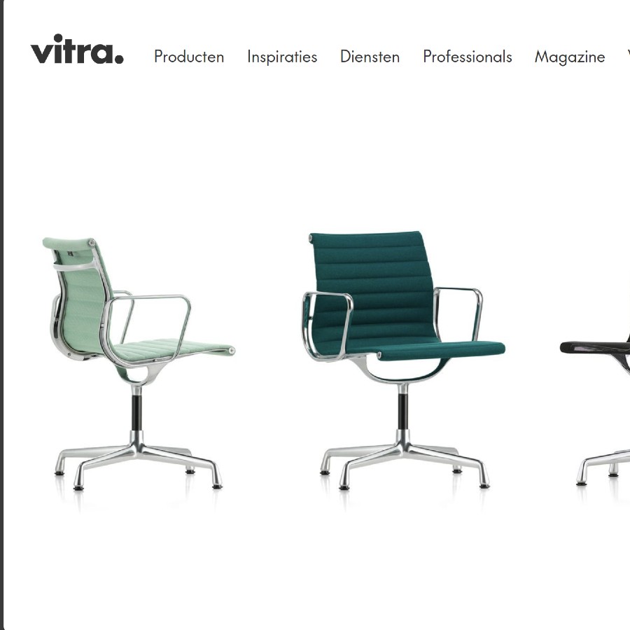 3D Sketchup model Vitra Eames Eames Aluminium Chairs EA 104 Dine - Web